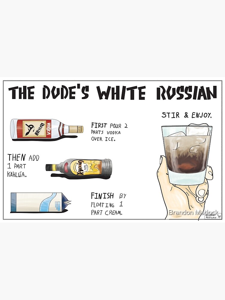 The Dude's White Russian by bmanyay