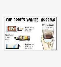 Lámina fotográfica El ruso blanco del tipo