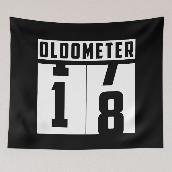 Item preview, Oldometer counter Number 18 birthday designed and sold by HeavyStyle.