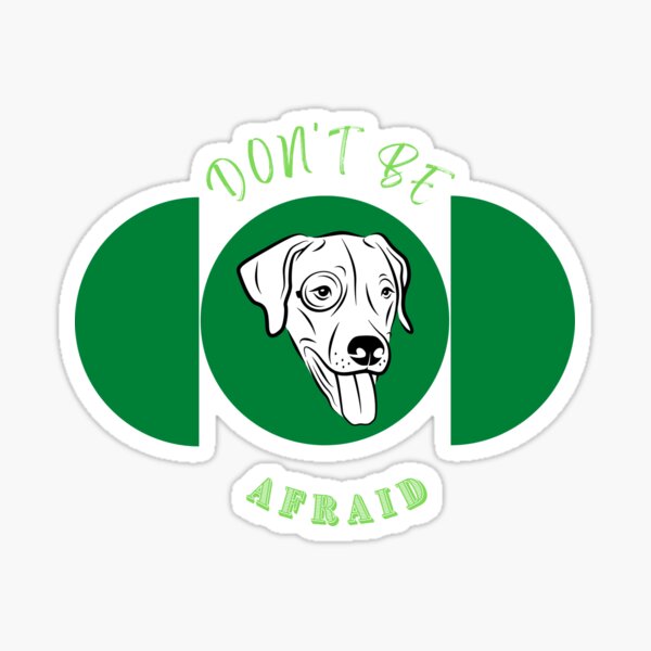 Afraid Sticker for Sale by giraffes69ing