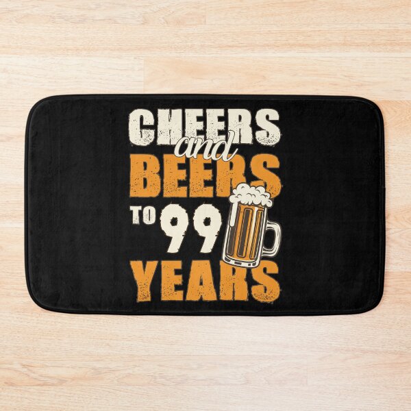 Item preview, Cheers and Beers to 99 years, funny birthday gift designed and sold by HeavyStyle.