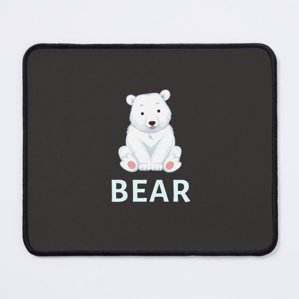 Item preview, The cute white happy bear with quote designed and sold by Mount Rock.