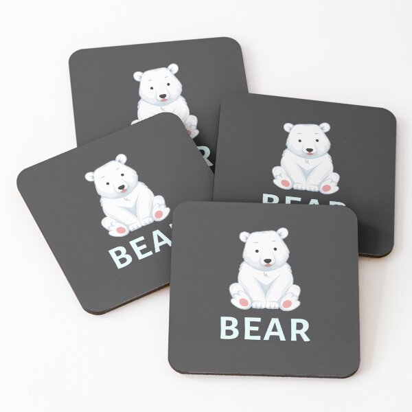 Item preview, El lindo oso blanco feliz con cita designed and sold by Mount Rock.