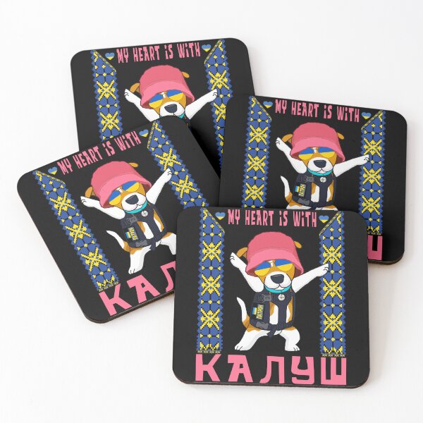 Item preview, Ukrainian Patron Dog stand with Kalush Orchestra and Stefania Ukraine 2022 designed and sold by Aide.