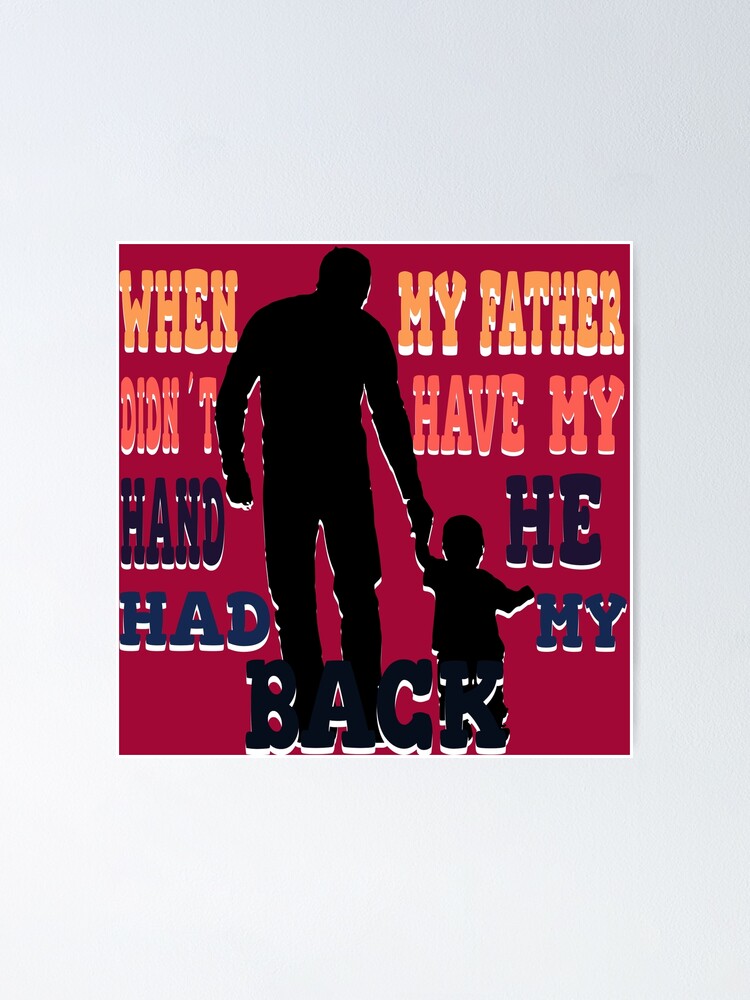 Dad Poster By Siulchelios Redbubble 