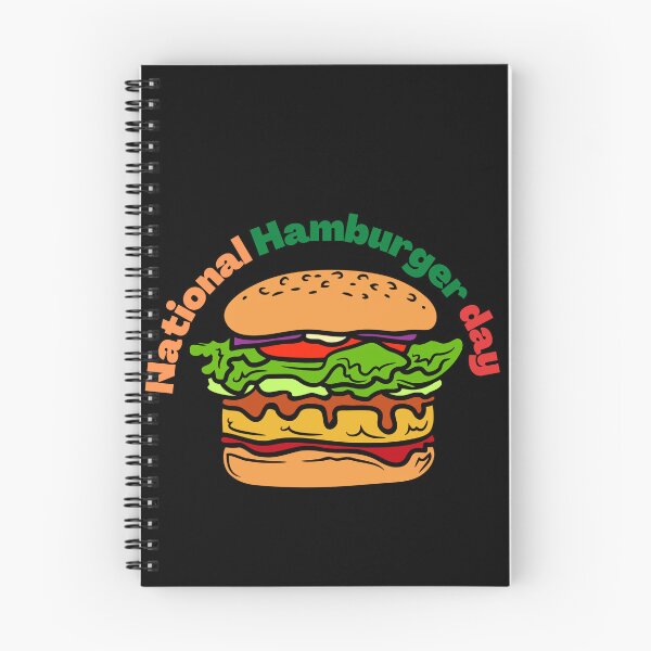 Item preview, National Hamburger Day ! Lovely designs related to National Hamburger Day ! (in Black color) designed and sold by byskillbytalent.
