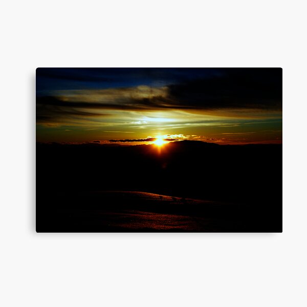 Sunset of Many Colours Canvas Print