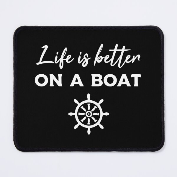 Item preview, Life is Better on a Boat - Funny Boating Boat Lover - Retro Boater Captain designed and sold by Adexyl.