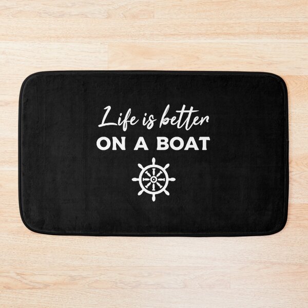 Item preview, Life is Better on a Boat - Funny Boating Boat Lover - Retro Boater Captain designed and sold by Adexyl.