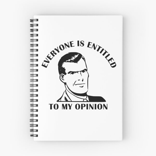 Item preview, Everyone is Entitled to My Opinion designed and sold by SomeDesignThing.