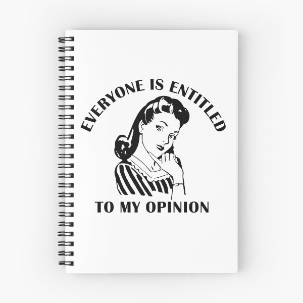 Item preview, Everyone is Entitled to My Opinion Retro Vintage Look designed and sold by SomeDesignThing.