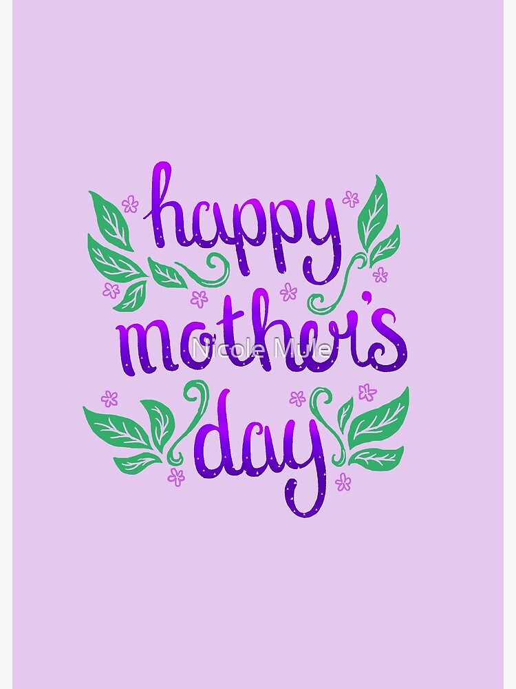 Happy Mother S Day Greeting Card By Kittysnake Redbubble