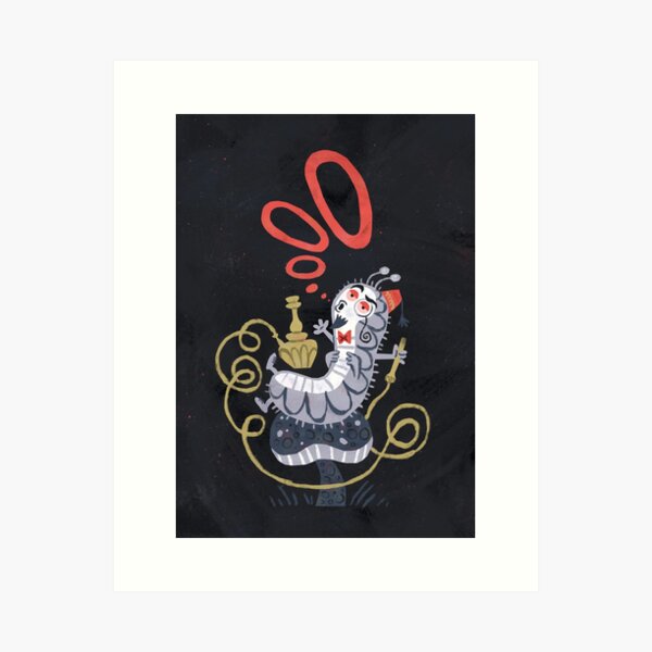 Caterpillar - Alice in Wonderland Art Print