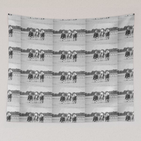 Item preview, SEATTLE SLEW AND FRIENDS C2021 SteveYellowbear Fine Equine Art designed and sold by SteveYellowbear.
