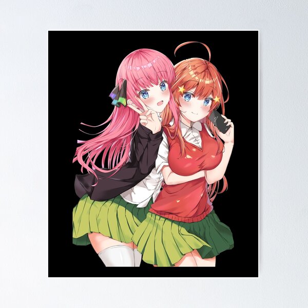 The Quintessential Manga Quintuplets Main Characters Art Poster for Sale  by MargaritaHerma3