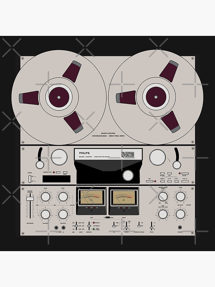 Reel To Reel Tape Recorder Revox  Art Board Print for Sale by  ButcheredImage