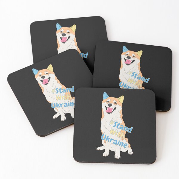 Item preview, Dog art Shiba Inu Dog #StandwithUkraine designed and sold by Anastasiia87.