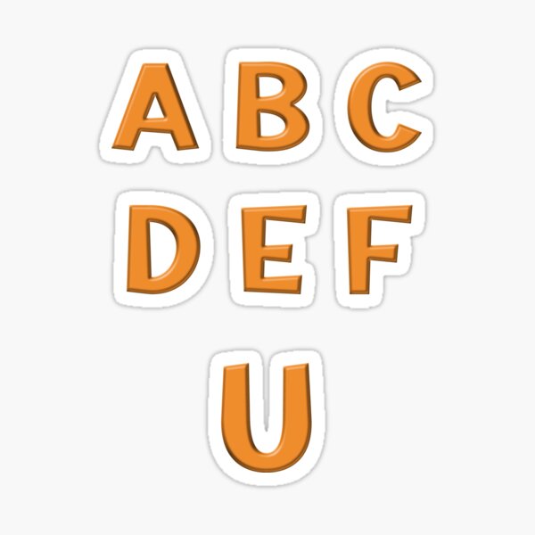 Abcdefg Hi Stickers for Sale