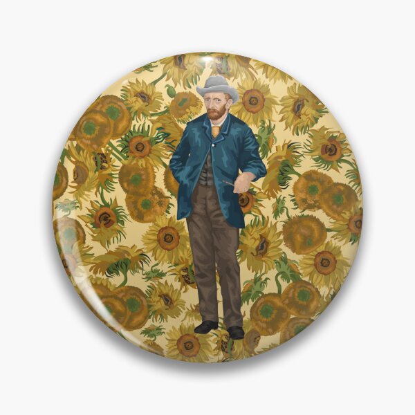 Item preview, Vincent Van Gogh In Sunflowers Pattern designed and sold by Annalisa-Jones.