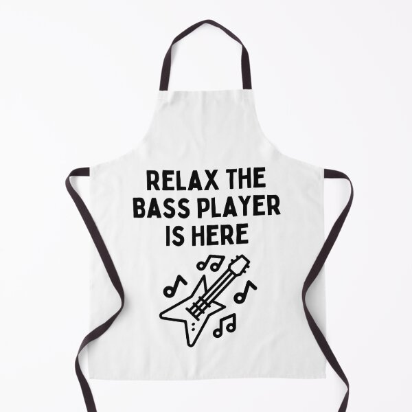 Item preview, Funny Guitar Player Collector Music , Relax The Bass Player Is Here - Simple design of a band member with a drawing of Guitar - Guitar Player Musician designed and sold by Fokma.
