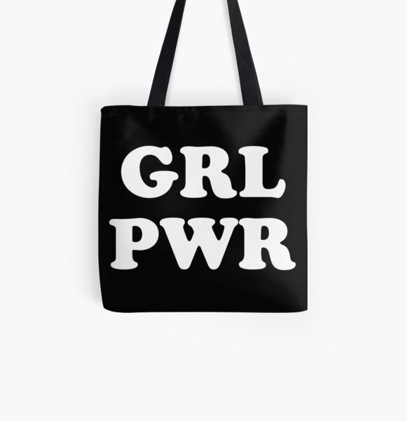 Female Empowerment Girl Power Girls Supporting Girls Reusable Shoulder bag Feminist National Womens Day Rainbow Bag GRL PWR Tote Bag