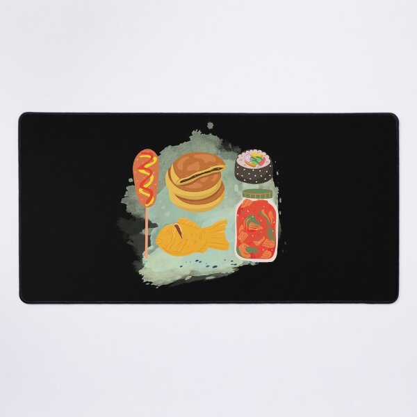 Item preview, Corn dog, Bungeoppang, Kimchi, Kimbap, Hotteok, Korean Food designed and sold by Keffy.