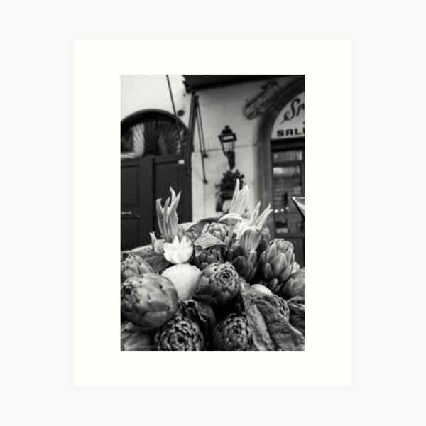 Artichokes bouquet Art Print