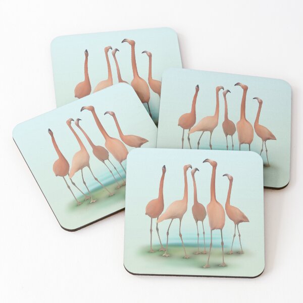 Item preview, Flamingo Mingle designed and sold by IvaW.