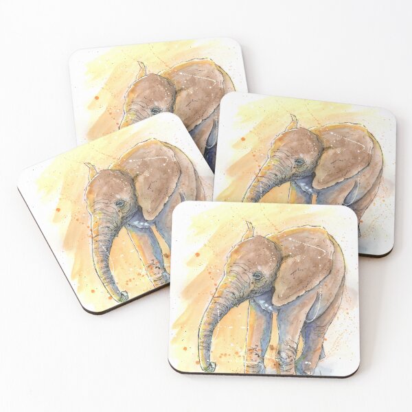 Item preview, Baby Elephant Watercolour designed and sold by PMarts77.