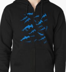 Hammerhead shark Zipped Hoodie