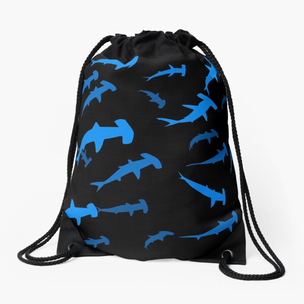 "Hammerhead shark" Drawstring Bag for Sale by albertocubatas Redbubble