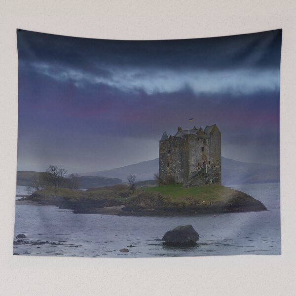 Item preview, Sunset At Castle Stalker designed and sold by rawshutterbug.