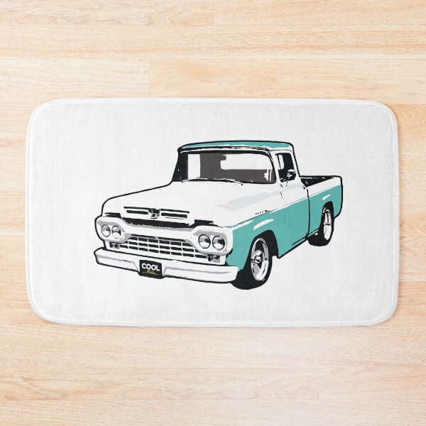 Item preview, White & Acqua 50s F Truck designed and sold by CoolRide.