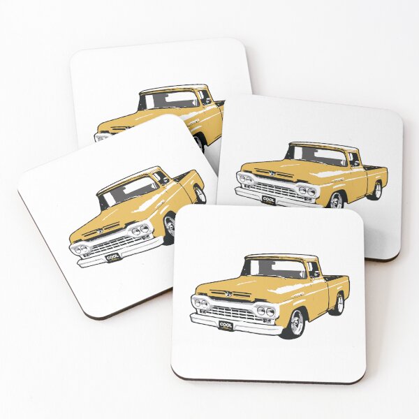 Item preview, Yellow 50s F Truck designed and sold by CoolRide.