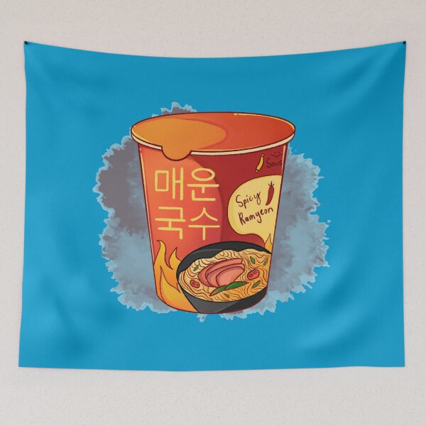 Item preview, Ramyeon picante, fideos ramen, comida coreana designed and sold by Keffy.