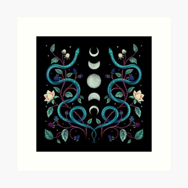 Item preview, Serpent Moon designed and sold by episodicDrawing.