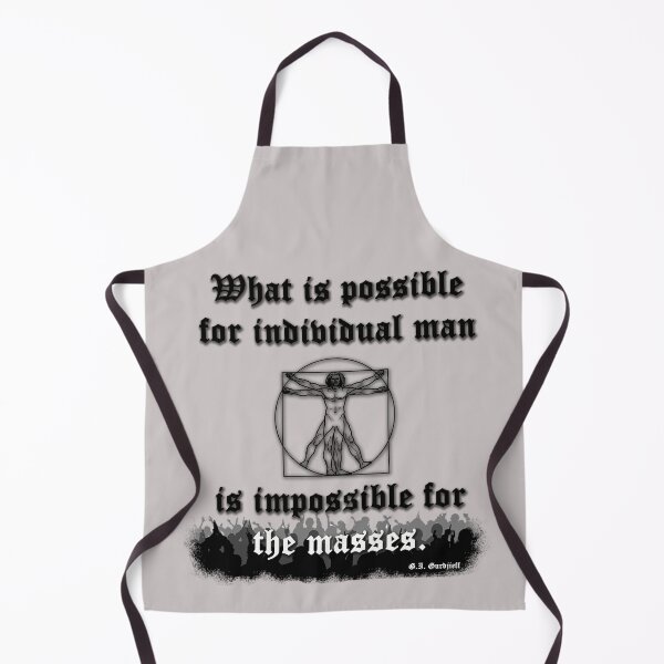 Item preview, Quote from Gurdjieff on man growth designed and sold by WanderingGraha.