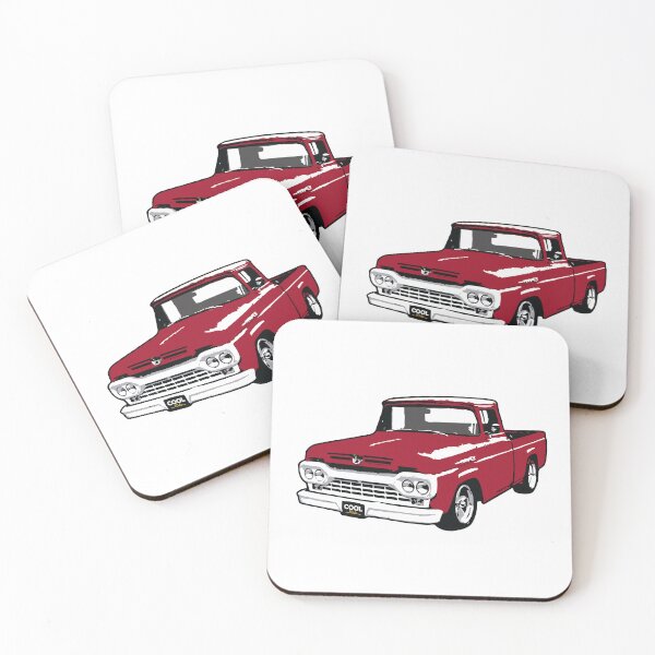 Item preview, Red 50s F Truck designed and sold by CoolRide.