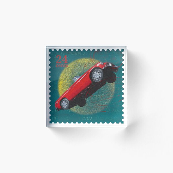 Item preview, Flying Car Postage Stamp designed and sold by Bronzocks.