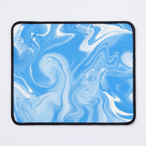 Item preview, Blue sky marbled pattern designed and sold by thephoenixsoul.