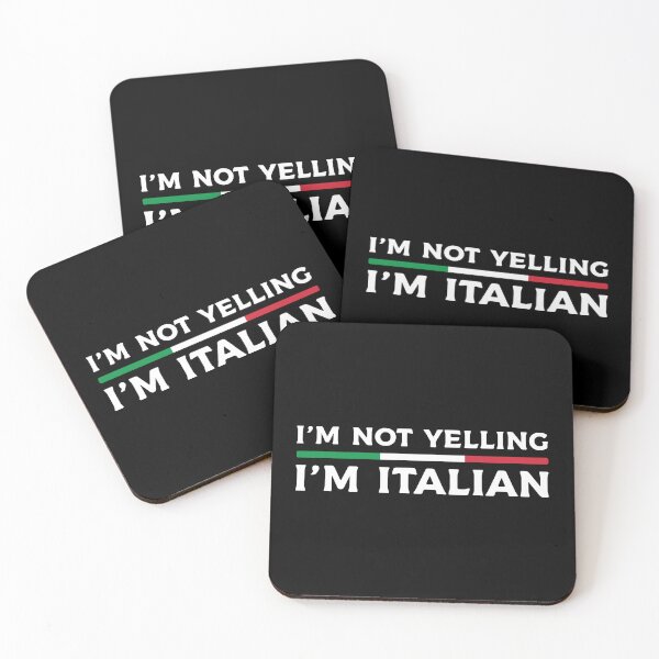 Item preview, Funny Italian Gift: I'm Not Yelling, I'm Italian - Sicilian - Italy Pride designed and sold by Adexyl.