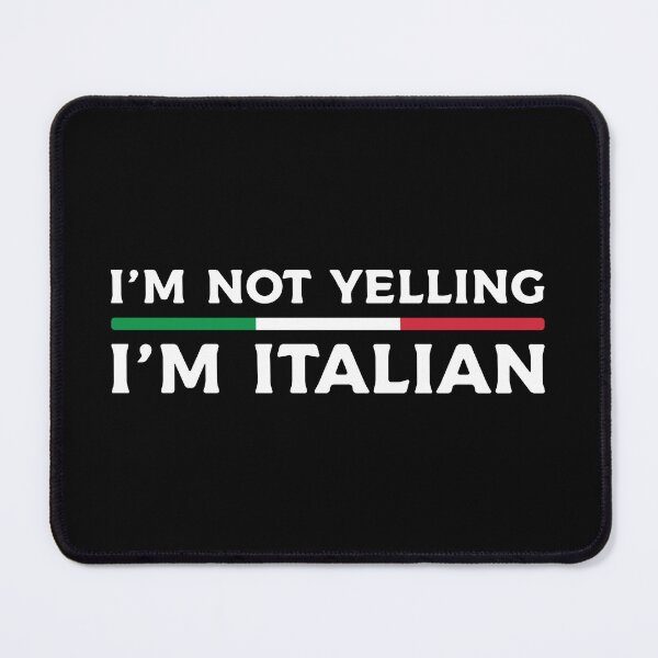 Item preview, Funny Italian Gift: I'm Not Yelling, I'm Italian - Sicilian - Italy Pride designed and sold by Adexyl.