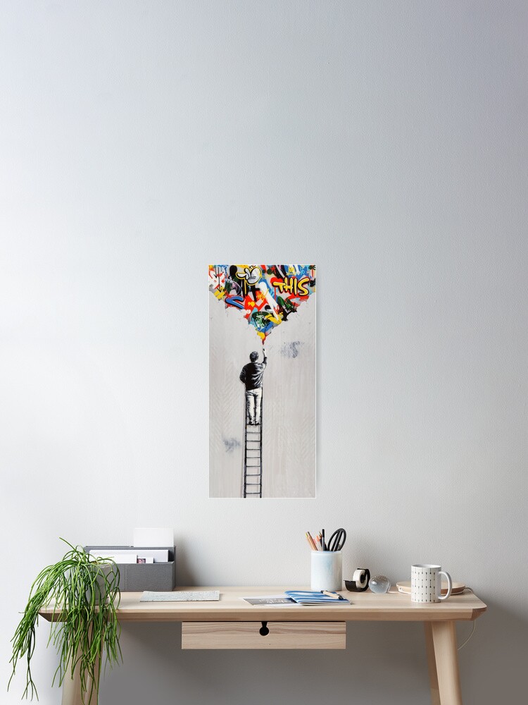 Thumbnail 2 of 3, Poster, The Crack - Martin Whatson - Ladder designed and sold by Teecha.