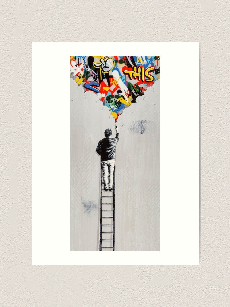 The Crack - Martin Whatson - Ladder | Art Print