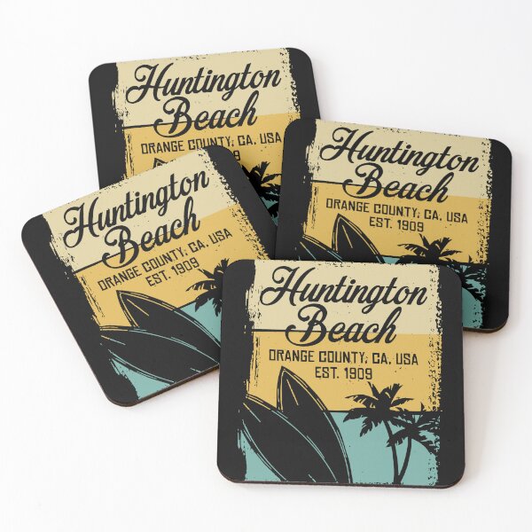 Item preview, Huntington Beach Surf City California Distressed Surfing T-Shirt designed and sold by ShaneGuzman.