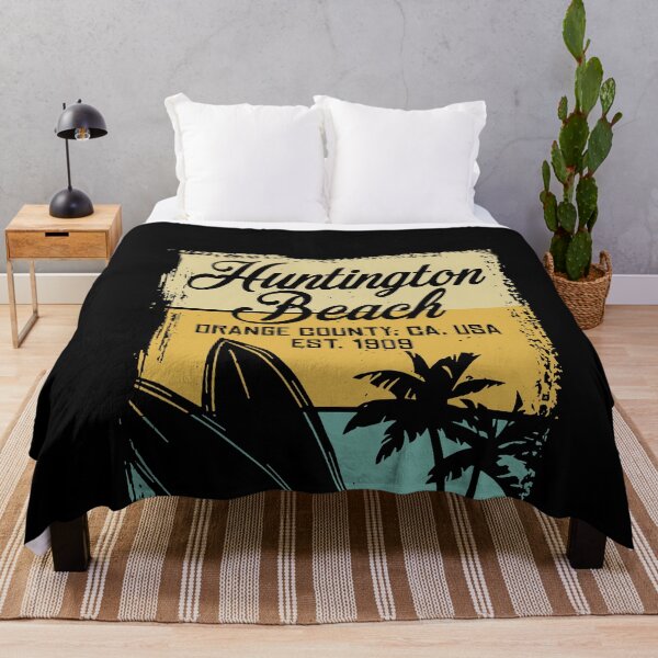Item preview, Huntington Beach Surf City California Distressed Surfing T-Shirt designed and sold by ShaneGuzman.