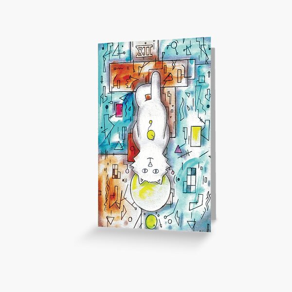 Major Arcana - XII - The Hanged Man Greeting Card