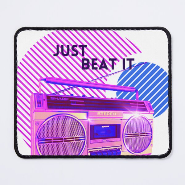 Item preview, Just Beat It 80's Boom Box designed and sold by BlueMoonBarn.