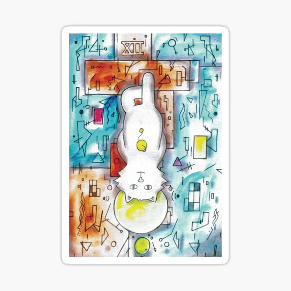 Major Arcana - XII - The Hanged Man Sticker