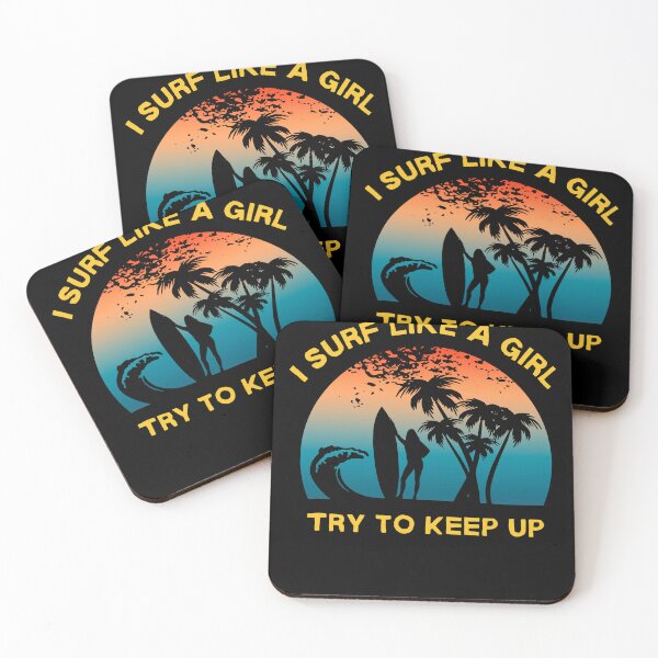 Item preview, Funny Women's Surfing Retro Girl Surfer T-shirt designed and sold by ShaneGuzman.